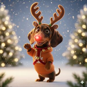 Chef Pablo als Weihnachts-Ren