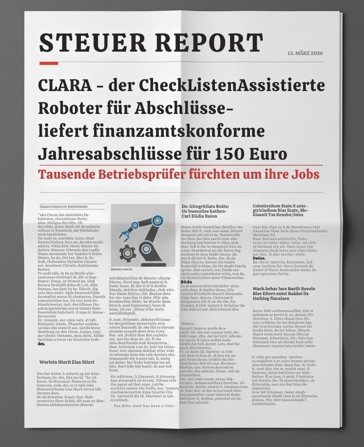 Schlagzeile CLARA Hazel Moment